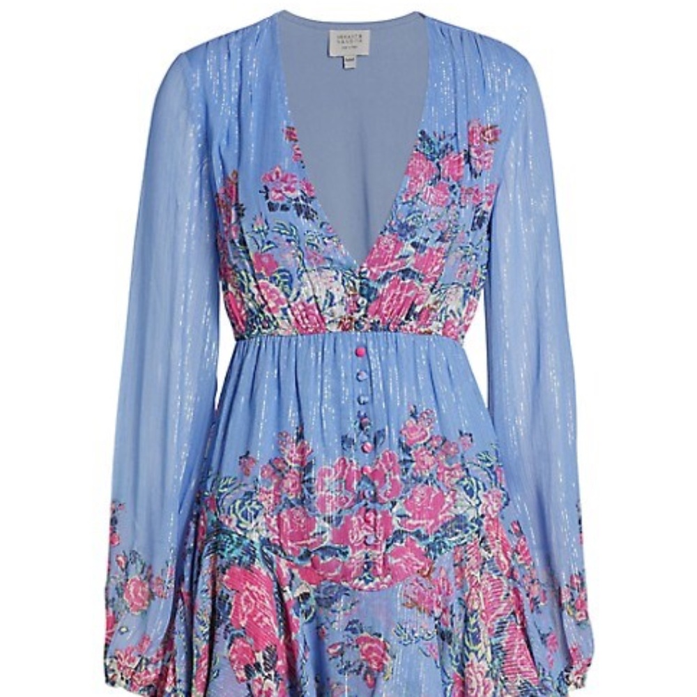 Hemant & Nandita Floral mini dress